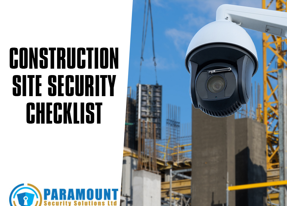 Construction Site Security Checklist